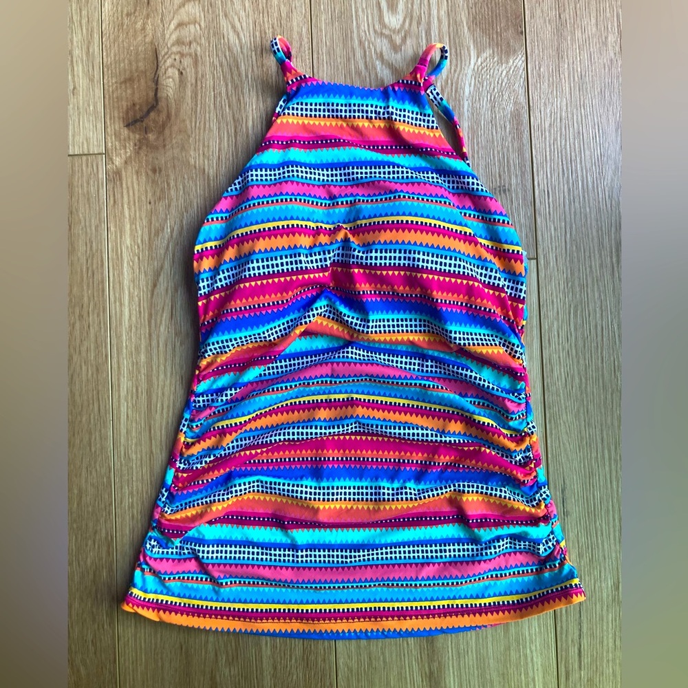 NWT Anne Cole Tankini High Neck Swim Top Size Small